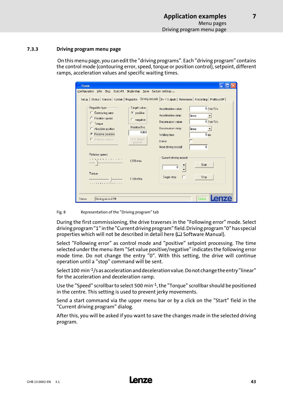 Application examples | Lenze 931W User Manual | Page 43 / 68