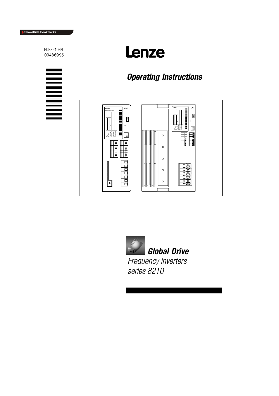Lenze 8210 series User Manual | 70 pages
