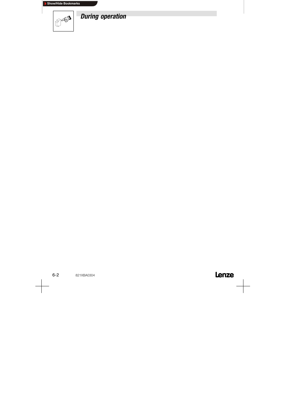 During operation | Lenze 8210 series User Manual | Page 50 / 70