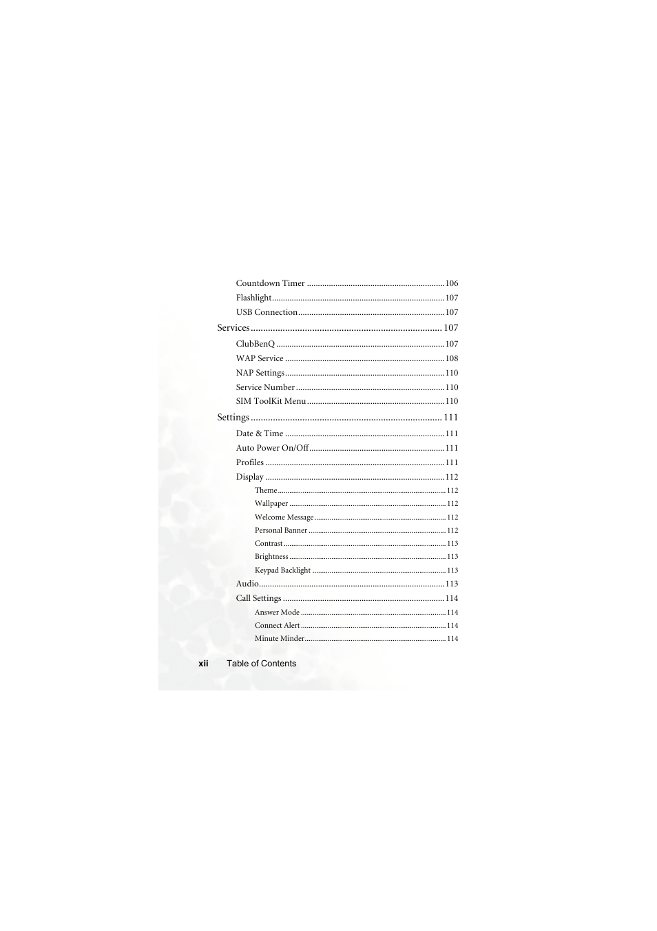 BenQ Z2 User Manual | Page 14 / 148