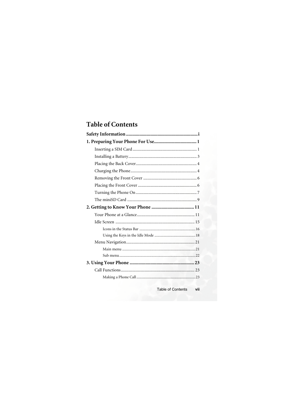 BenQ Z2 User Manual | Page 9 / 148