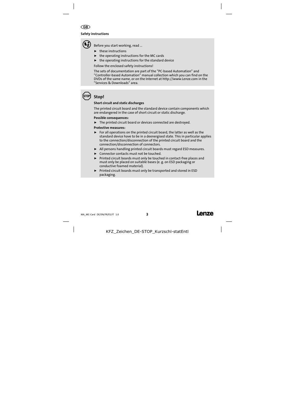 Lenze MC−xxx User Manual | Page 3 / 8