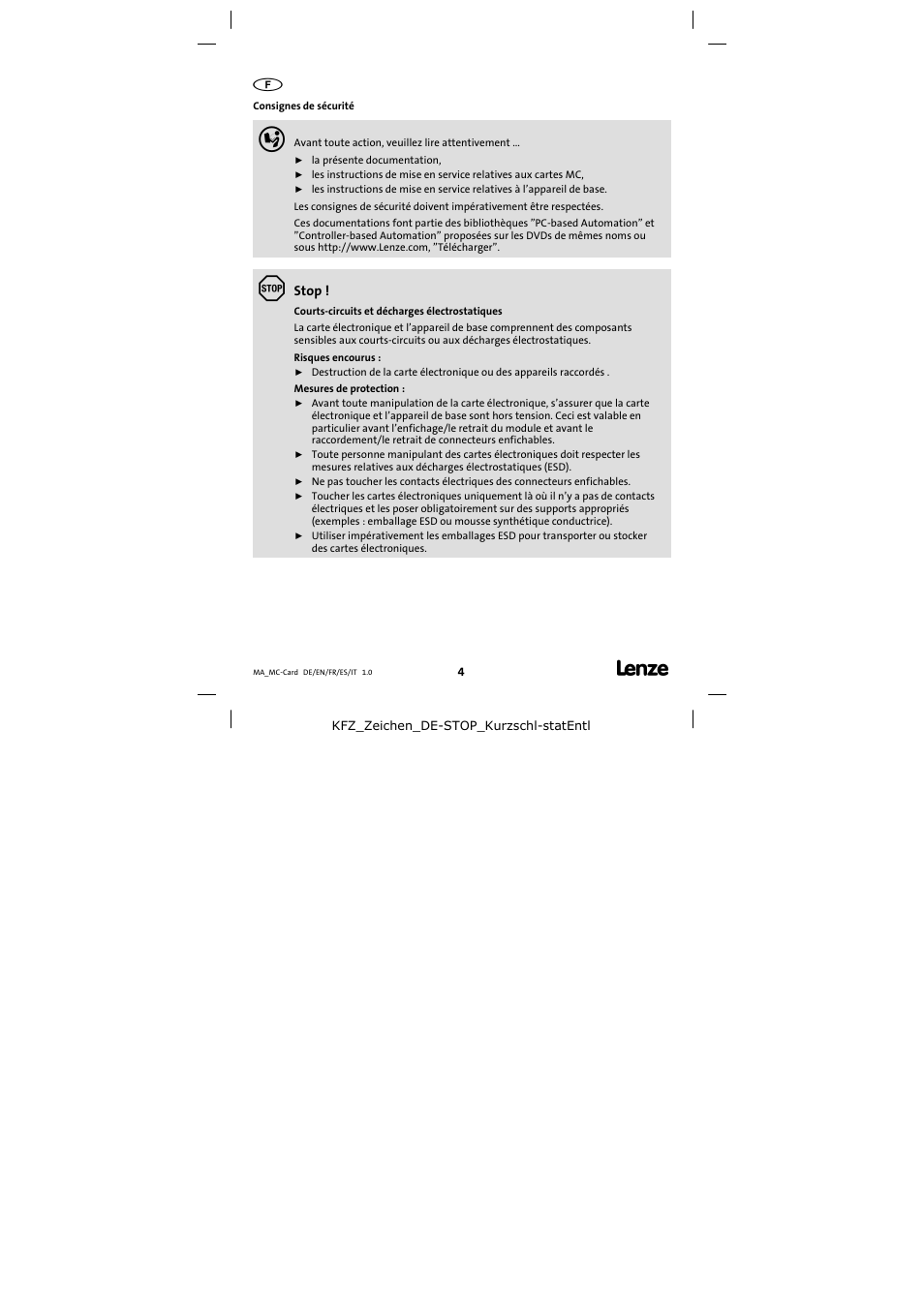 Lenze MC−xxx User Manual | Page 4 / 8