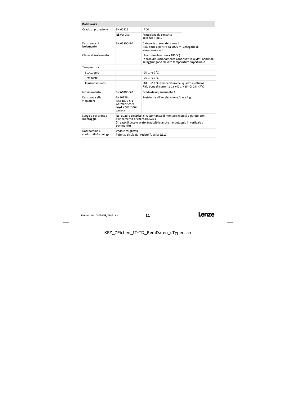 Lenze EZAELN3 User Manual | Page 11 / 20