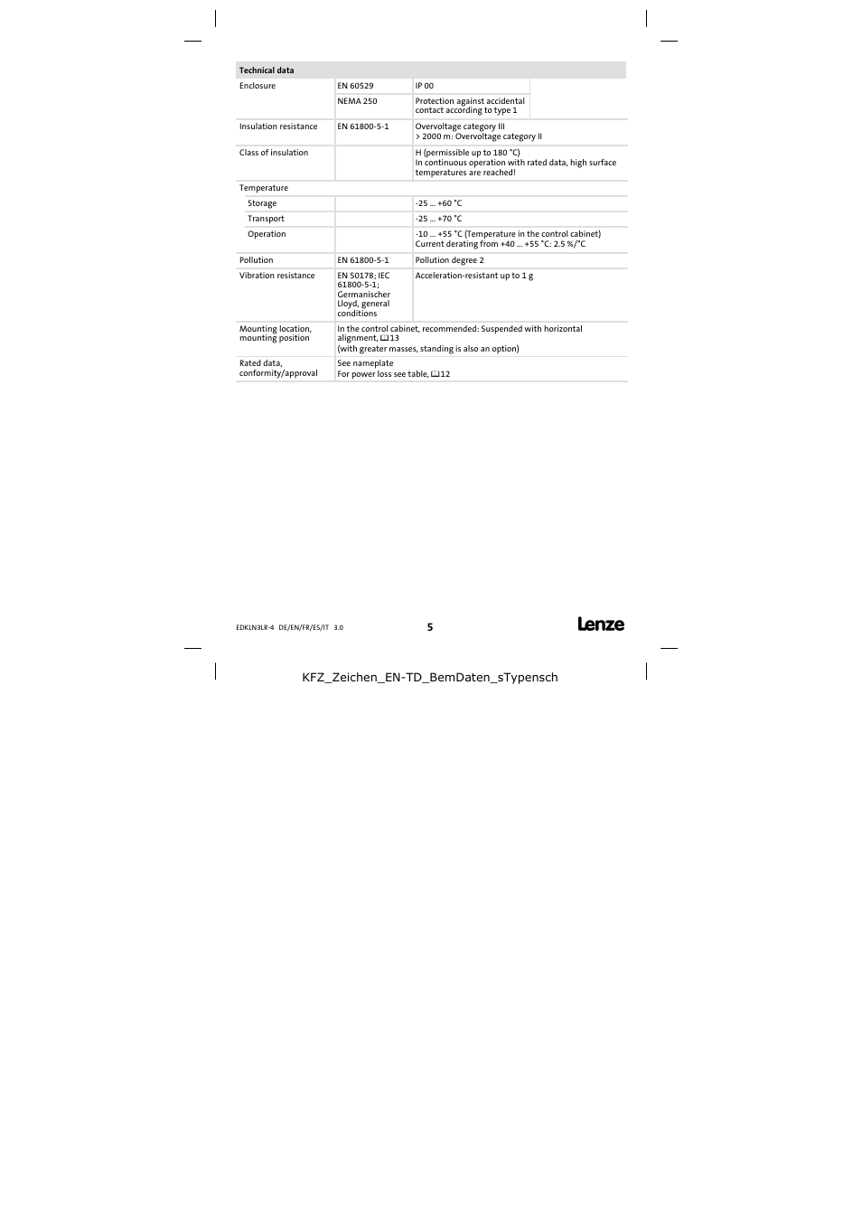 Lenze EZAELN3 User Manual | Page 5 / 20