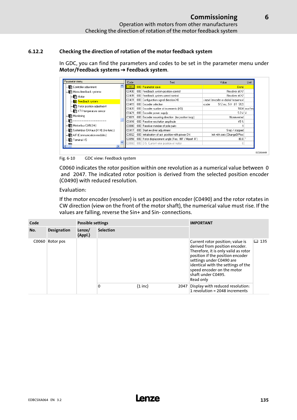 Commissioning | Lenze ECSCAxxx User Manual | Page 135 / 483