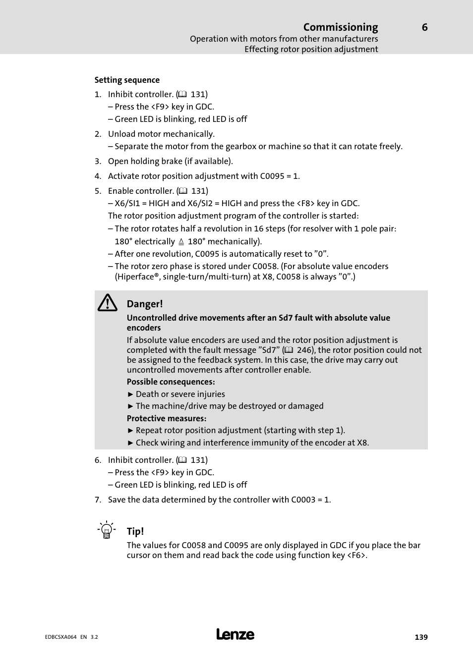 Lenze ECSCAxxx User Manual | Page 139 / 483