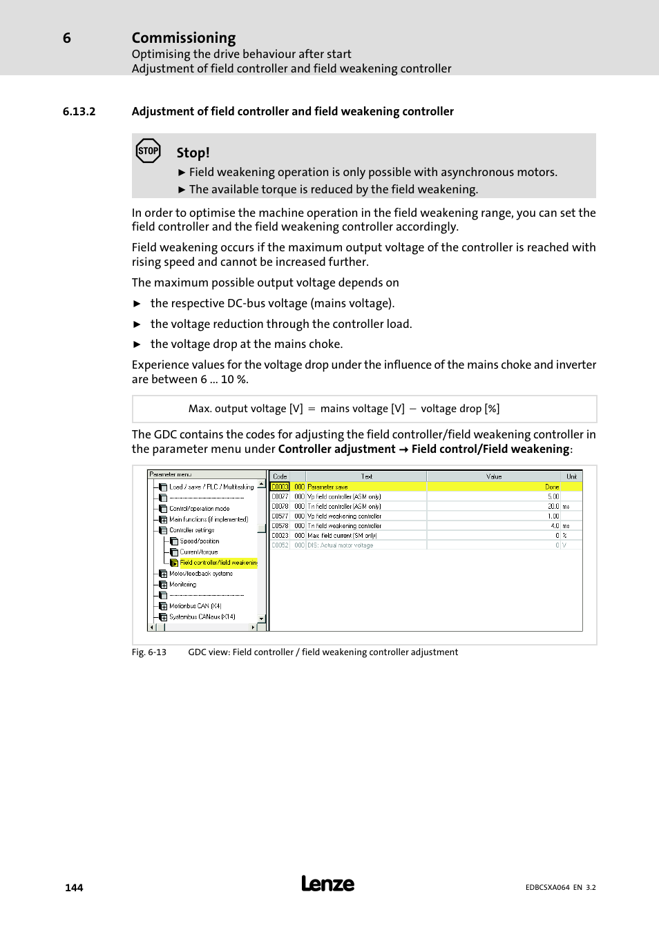 Commissioning | Lenze ECSCAxxx User Manual | Page 144 / 483