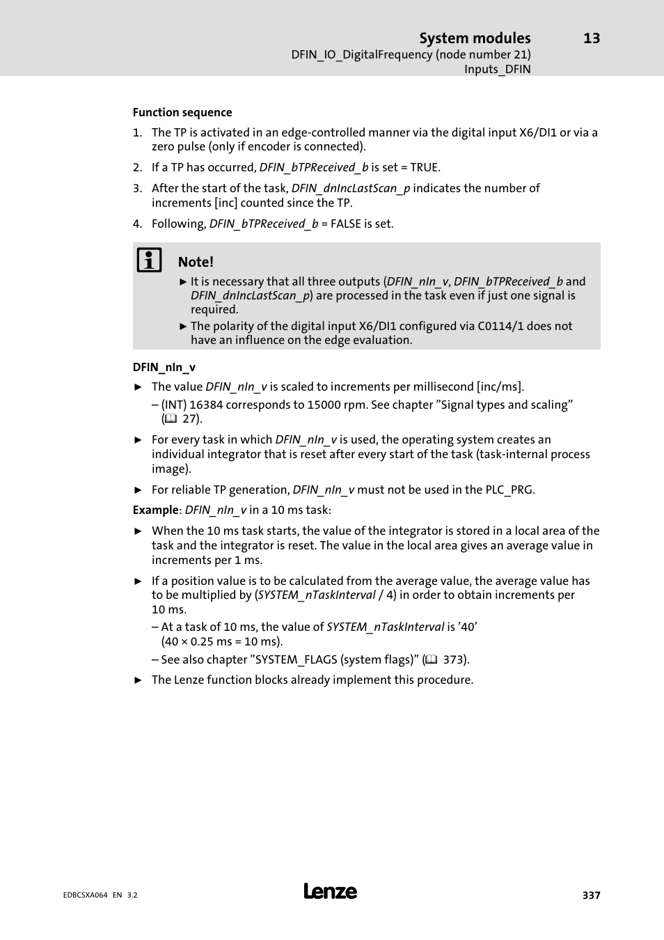 System modules | Lenze ECSCAxxx User Manual | Page 337 / 483