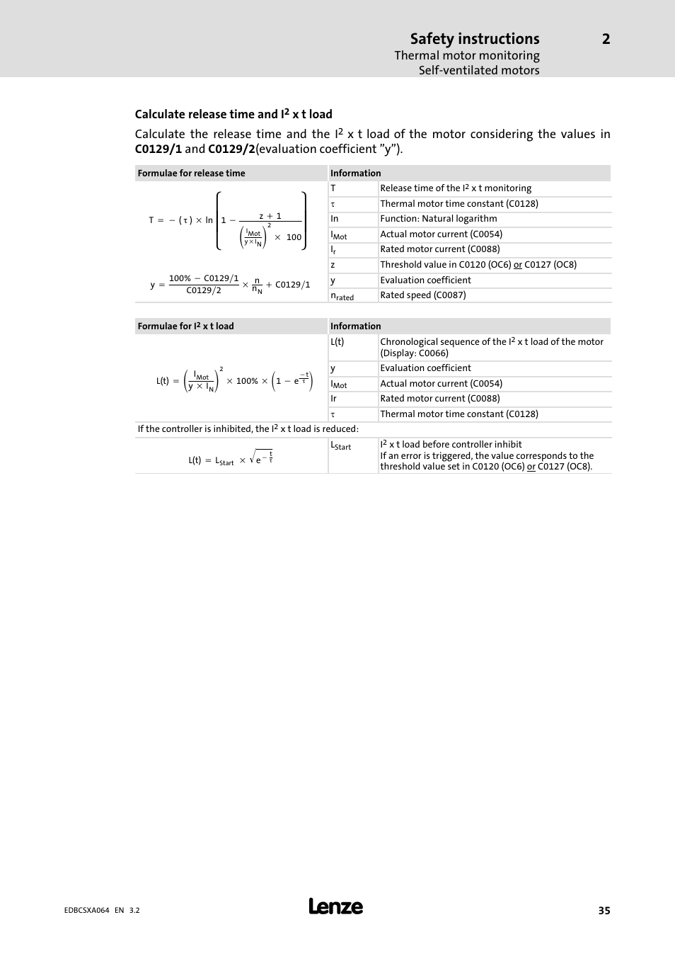 Ȧȧ ȡ ȣ, Ȧȧ ȣ ȥ, Safety instructions | Lenze ECSCAxxx User Manual | Page 35 / 483