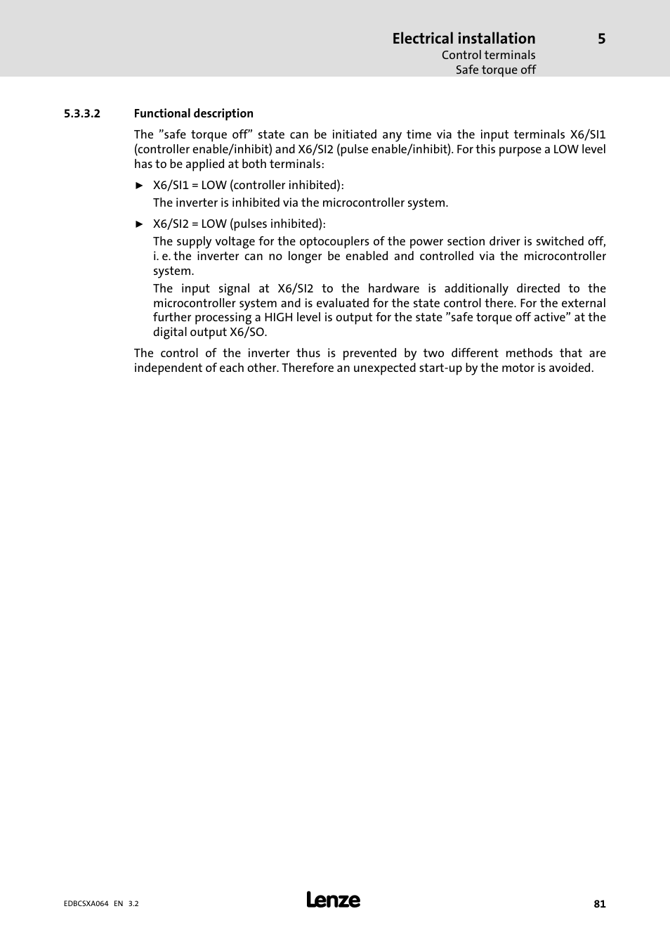 Lenze ECSCAxxx User Manual | Page 81 / 483