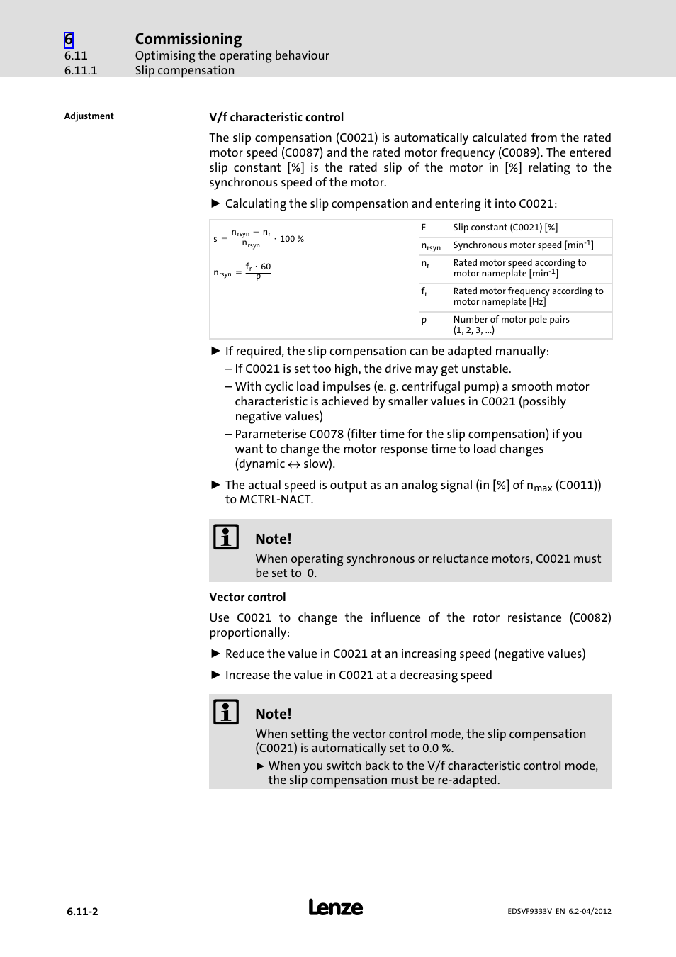 Commissioning | Lenze EVF9333−xV User Manual | Page 232 / 508