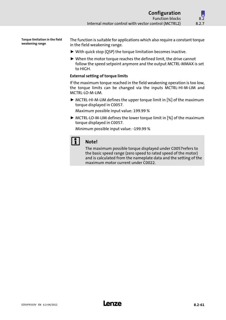 Lenze EVF9333−xV User Manual | Page 323 / 508