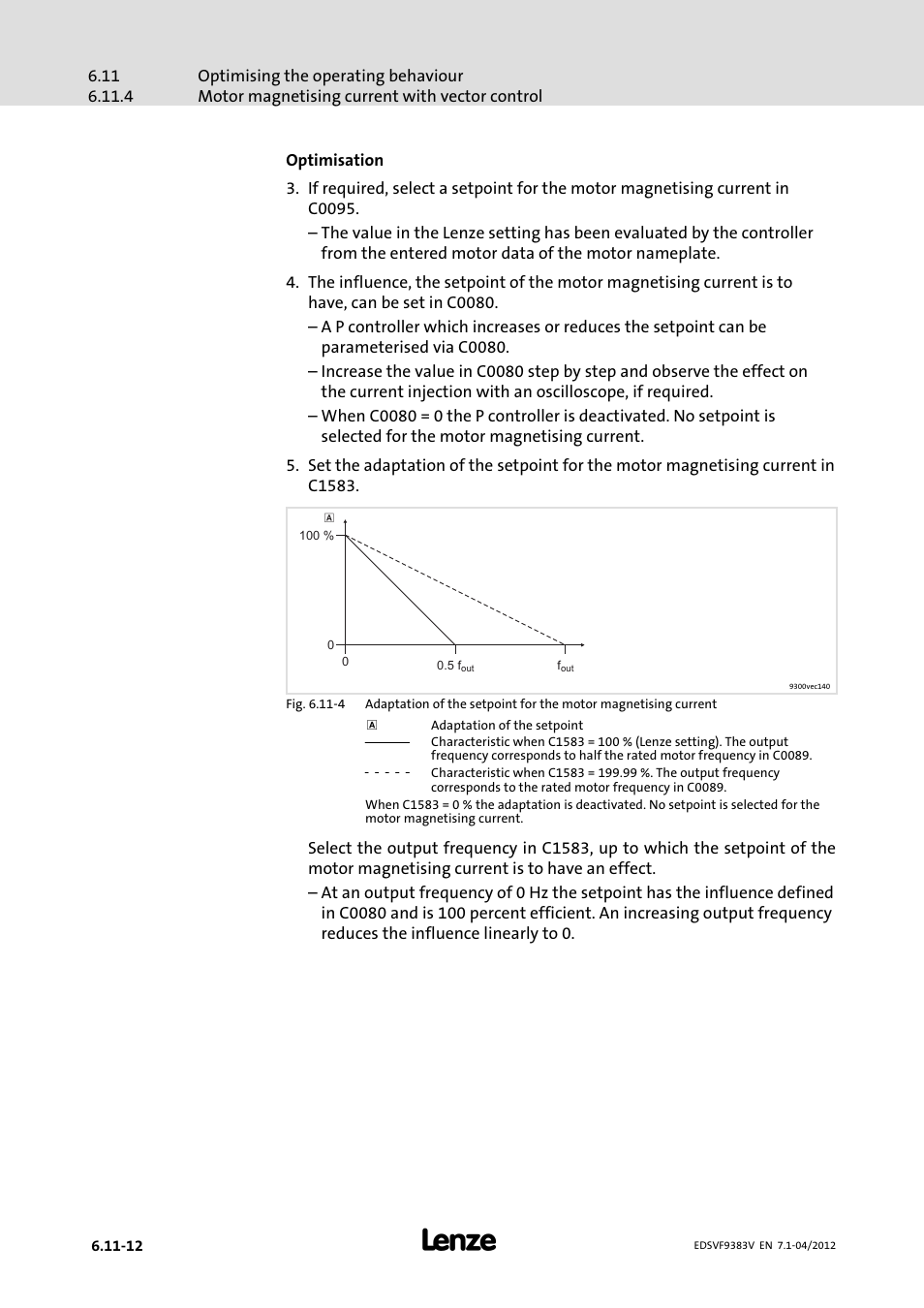 Lenze EVF9383 User Manual | Page 196 / 458