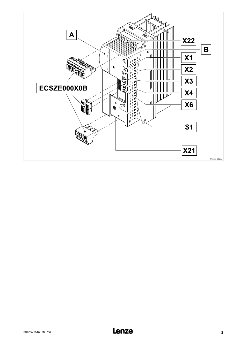 Lenze ECSCExxx Power supply module User Manual | Page 3 / 182