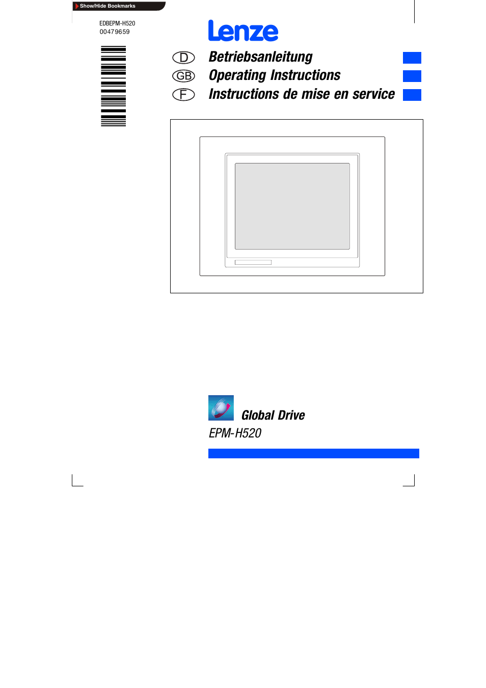 Lenze EPM-H520 User Manual | 148 pages