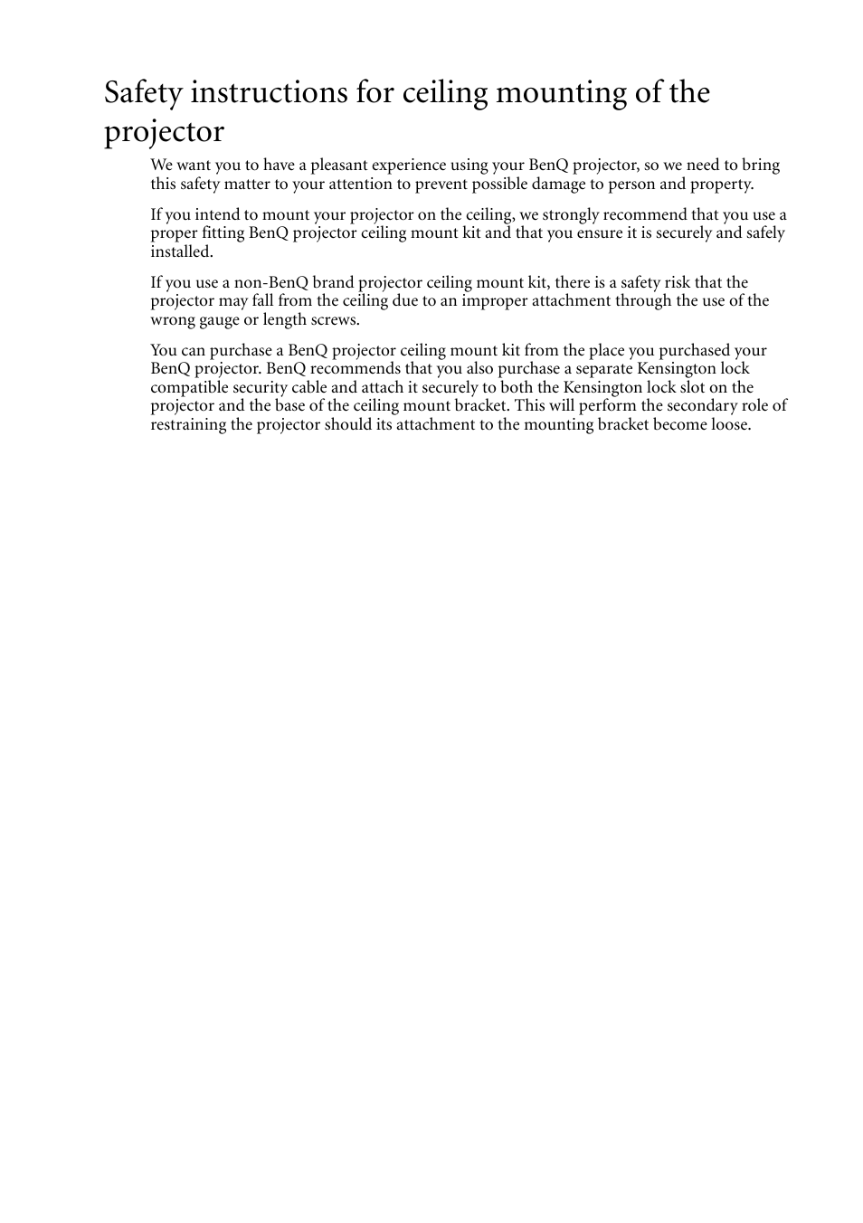 BenQ MP611c User Manual | Page 17 / 60