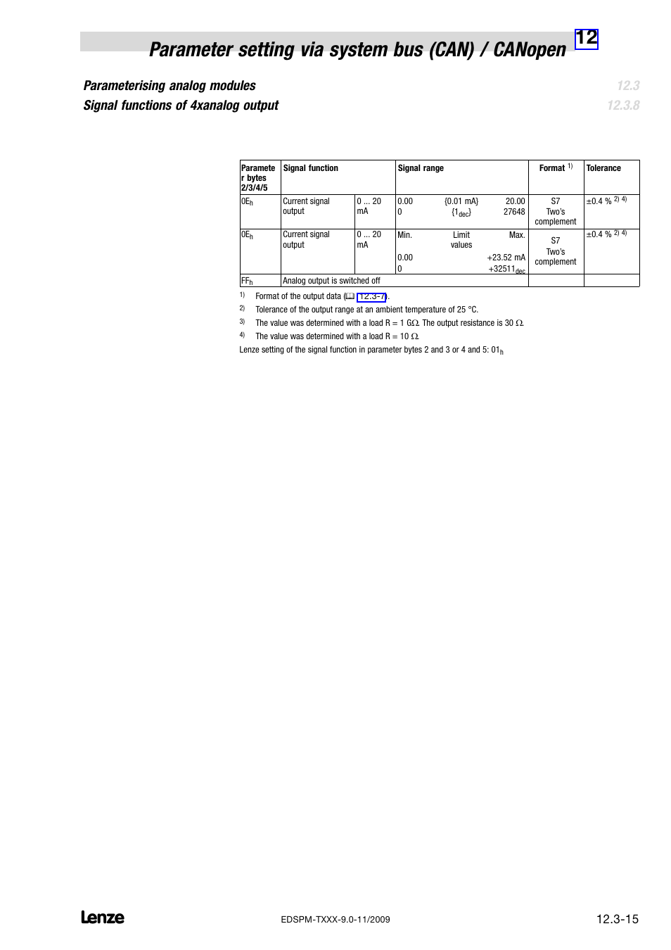 Lenze EPM−T9XX Modular system User Manual | Page 313 / 544