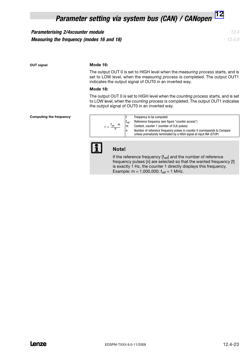 Lenze EPM−T9XX Modular system User Manual | Page 343 / 544