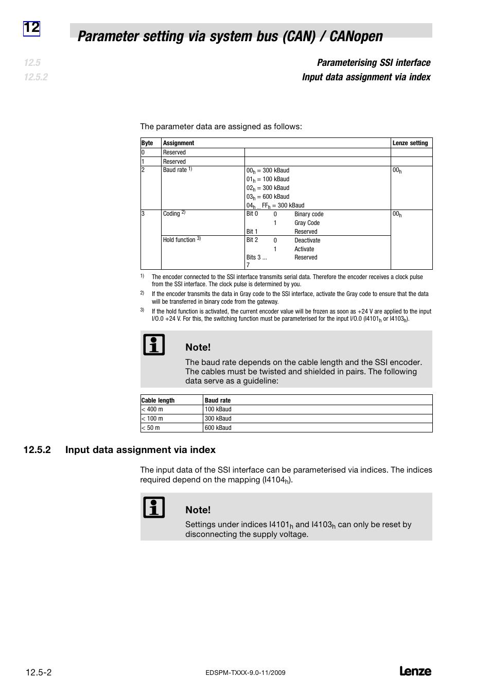 2 input data assignment via index, Input data assignment via index | Lenze EPM−T9XX Modular system User Manual | Page 378 / 544