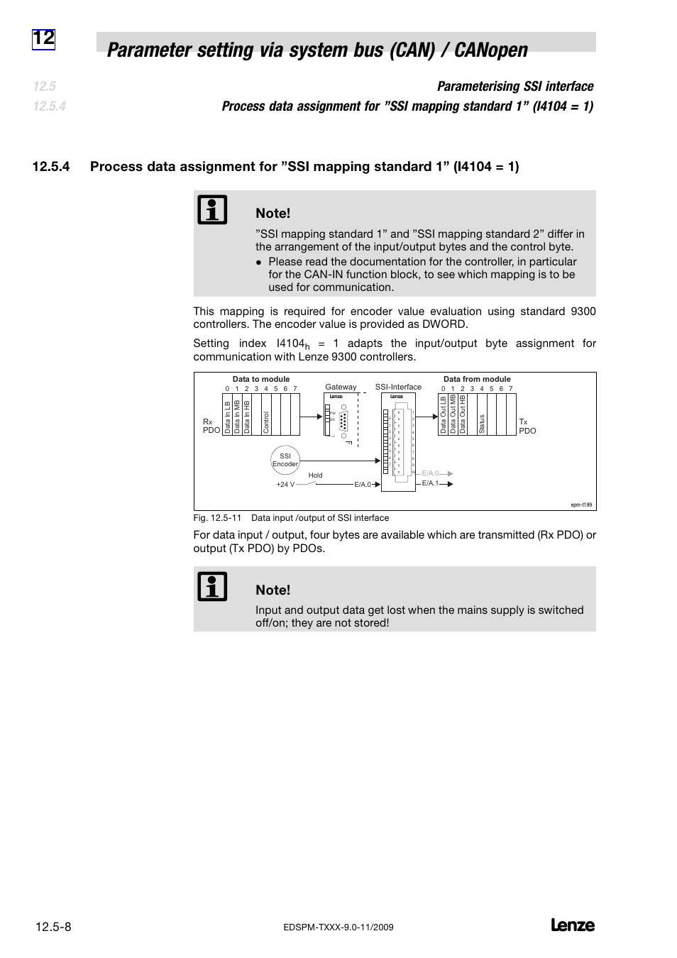 Lenze EPM−T9XX Modular system User Manual | Page 384 / 544