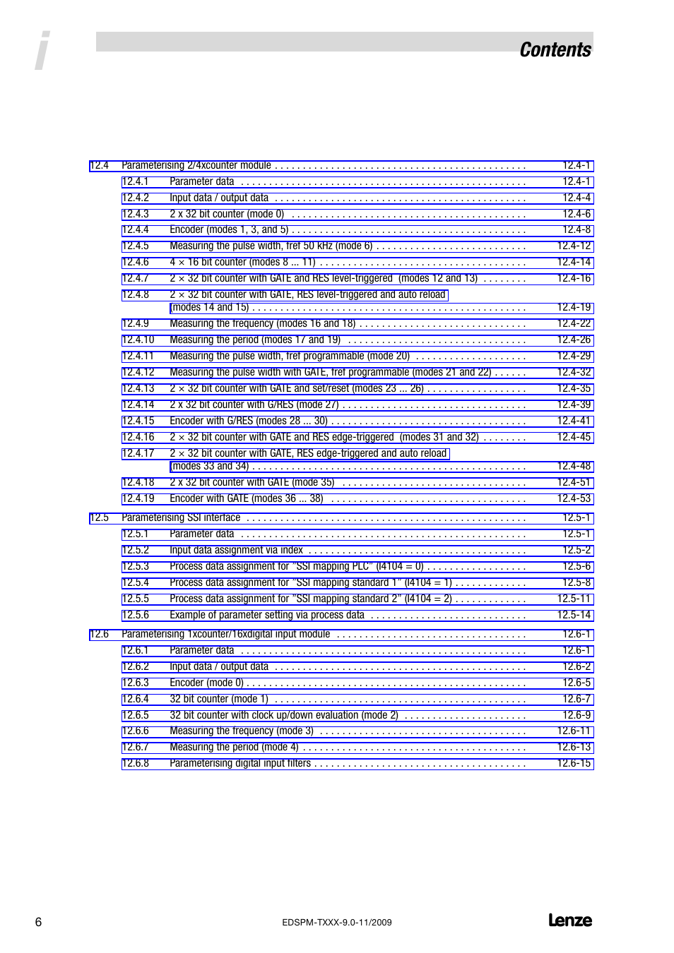Lenze EPM−T9XX Modular system User Manual | Page 8 / 544