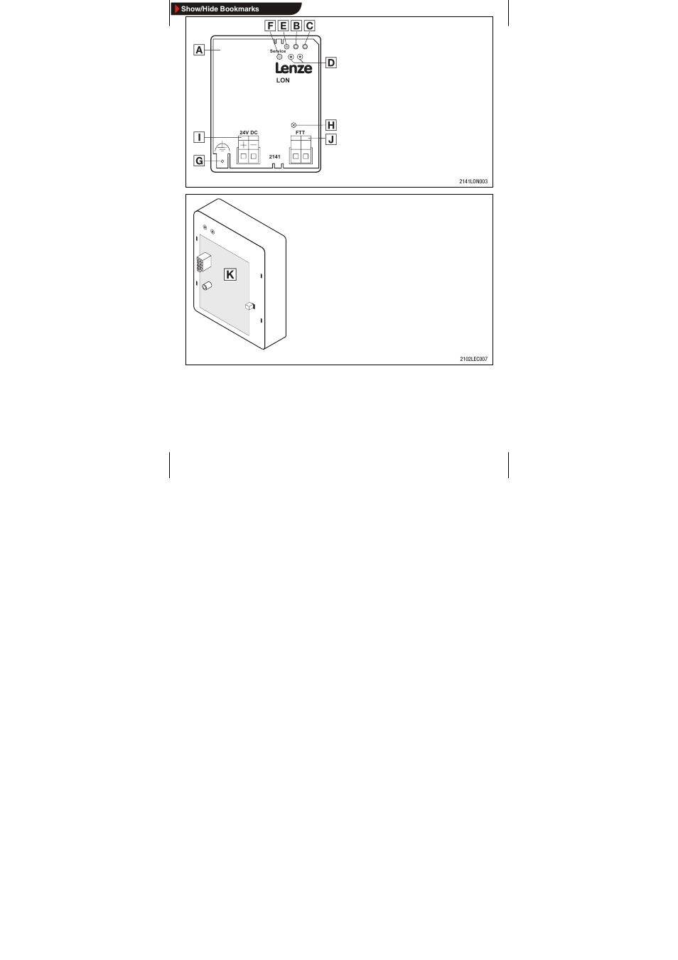 Lenze EMF2141IB 2141 LON User Manual | Page 3 / 62