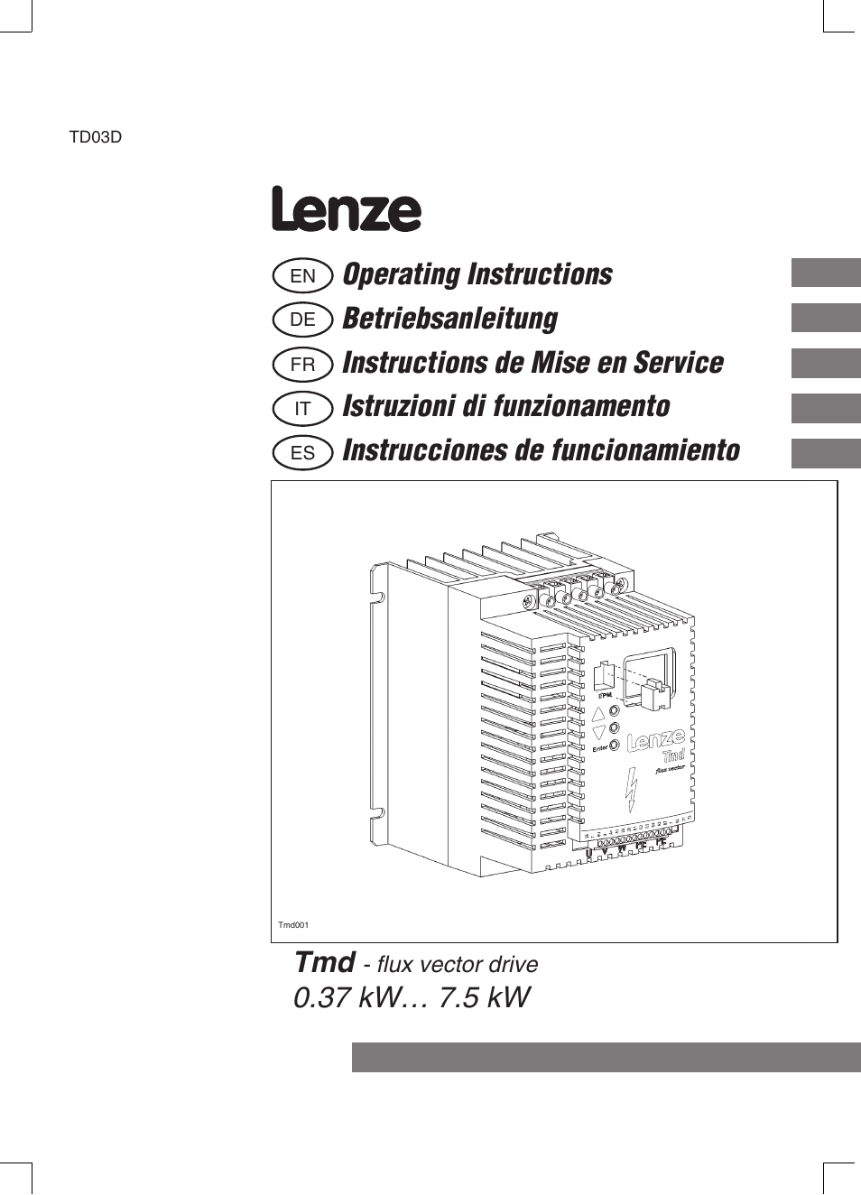 Lenze ETMD Tmd frequency inverter User Manual | 114 pages