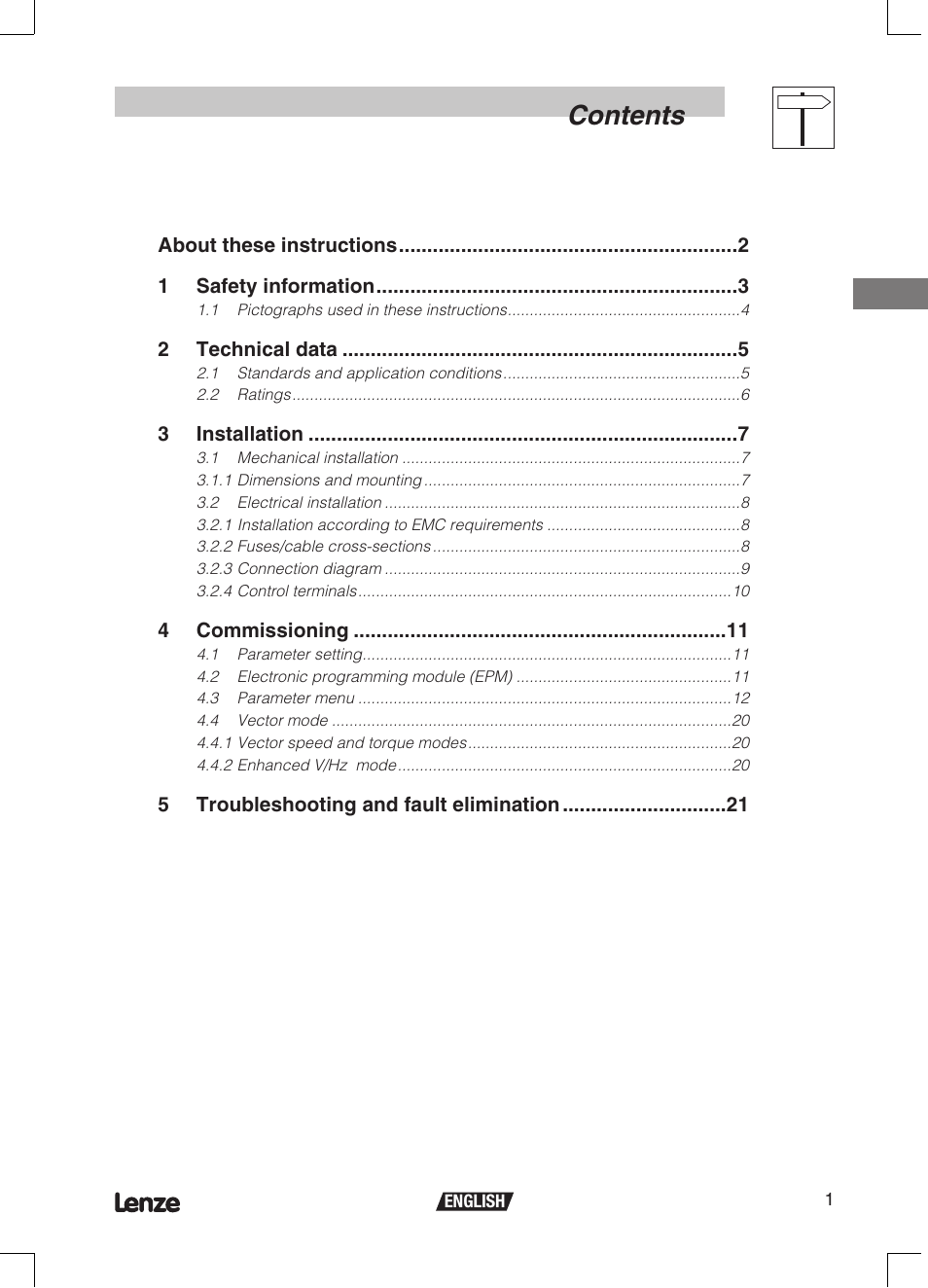 Lenze ETMD Tmd frequency inverter User Manual | Page 2 / 114