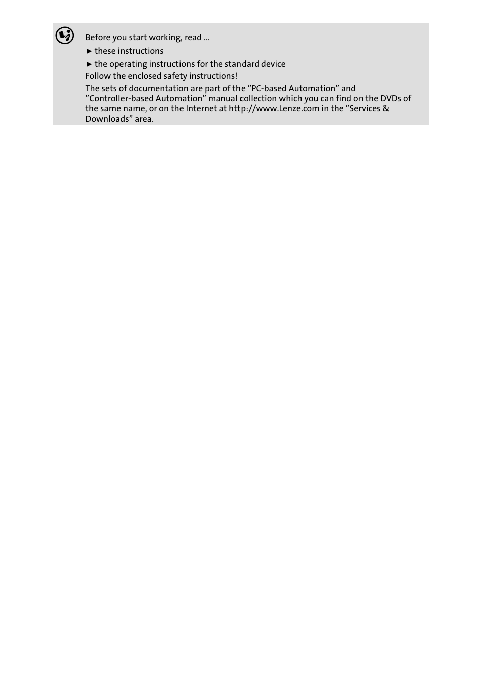 Lenze MC−xxx Card User Manual | Page 2 / 46