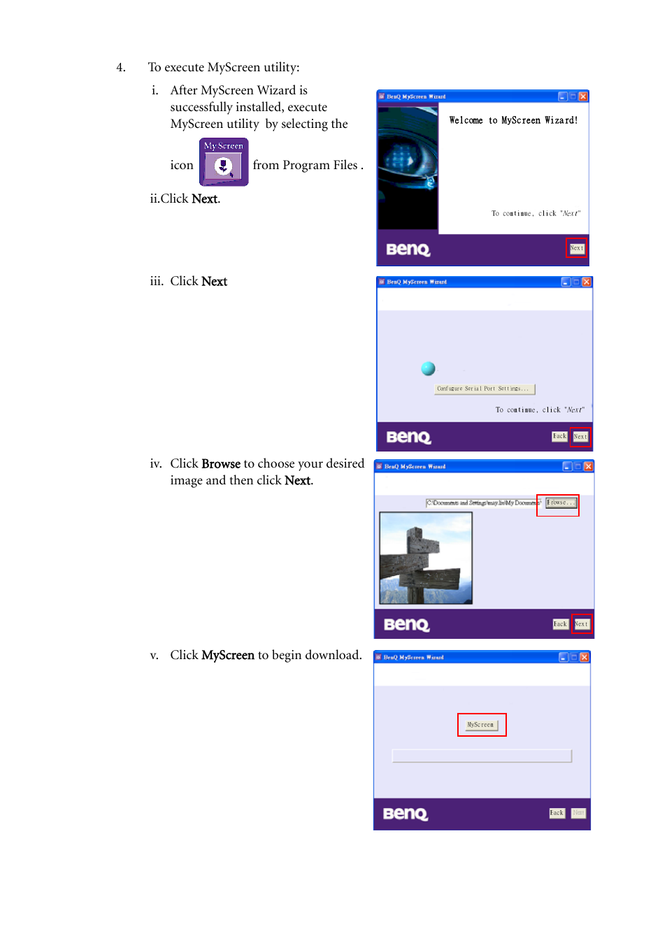 BenQ MP620C User Manual | Page 37 / 62