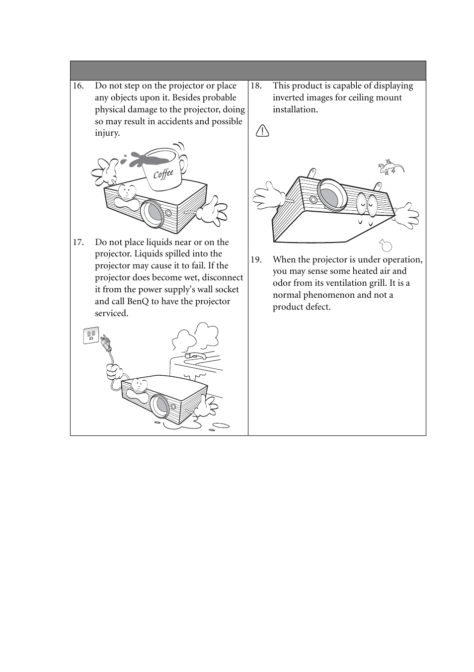 BenQ MP620C User Manual | Page 8 / 62