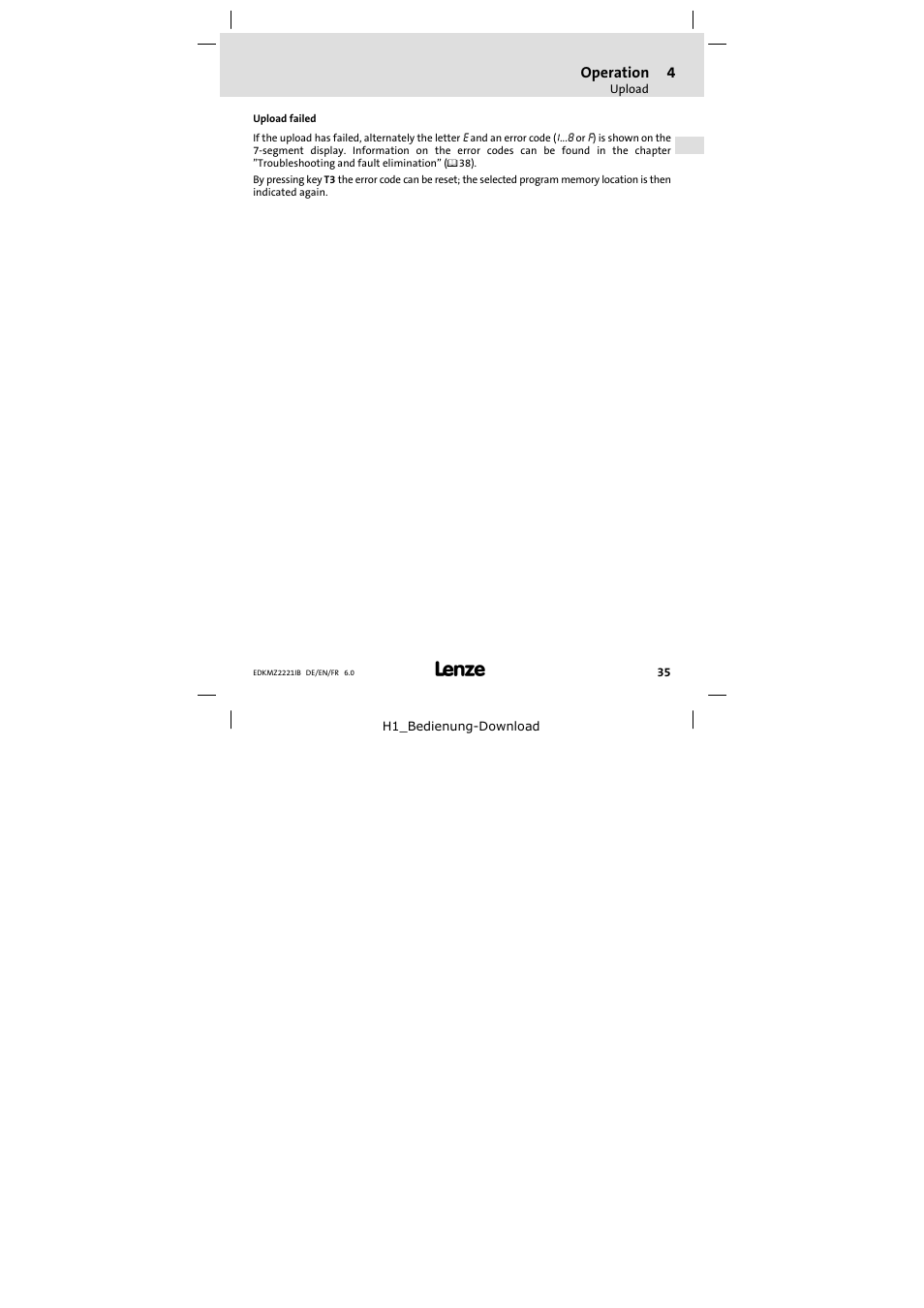 Lenze EMZ2221IB User Manual | Page 35 / 58