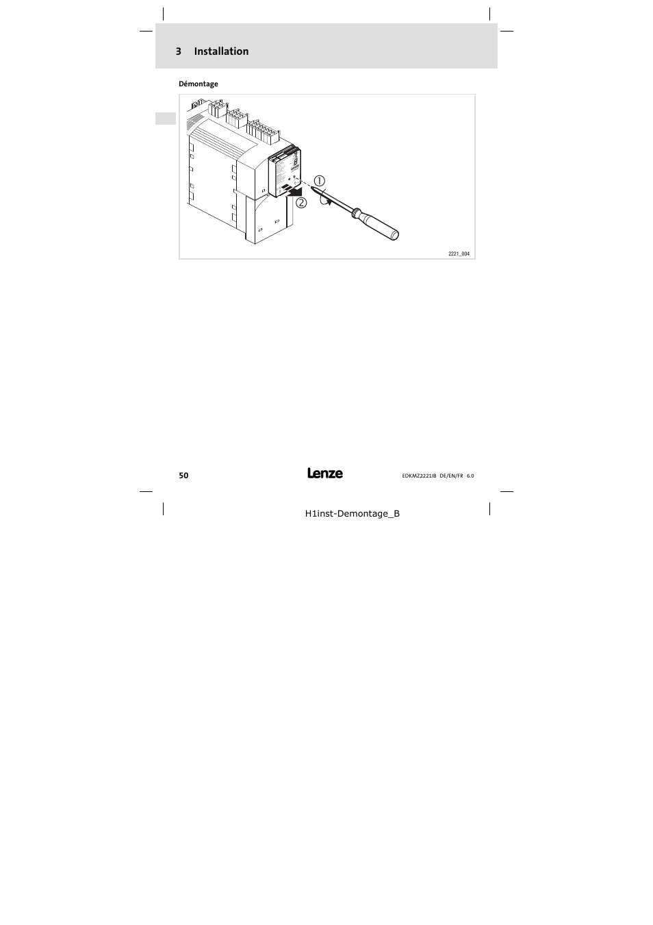 Lenze EMZ2221IB User Manual | Page 50 / 58