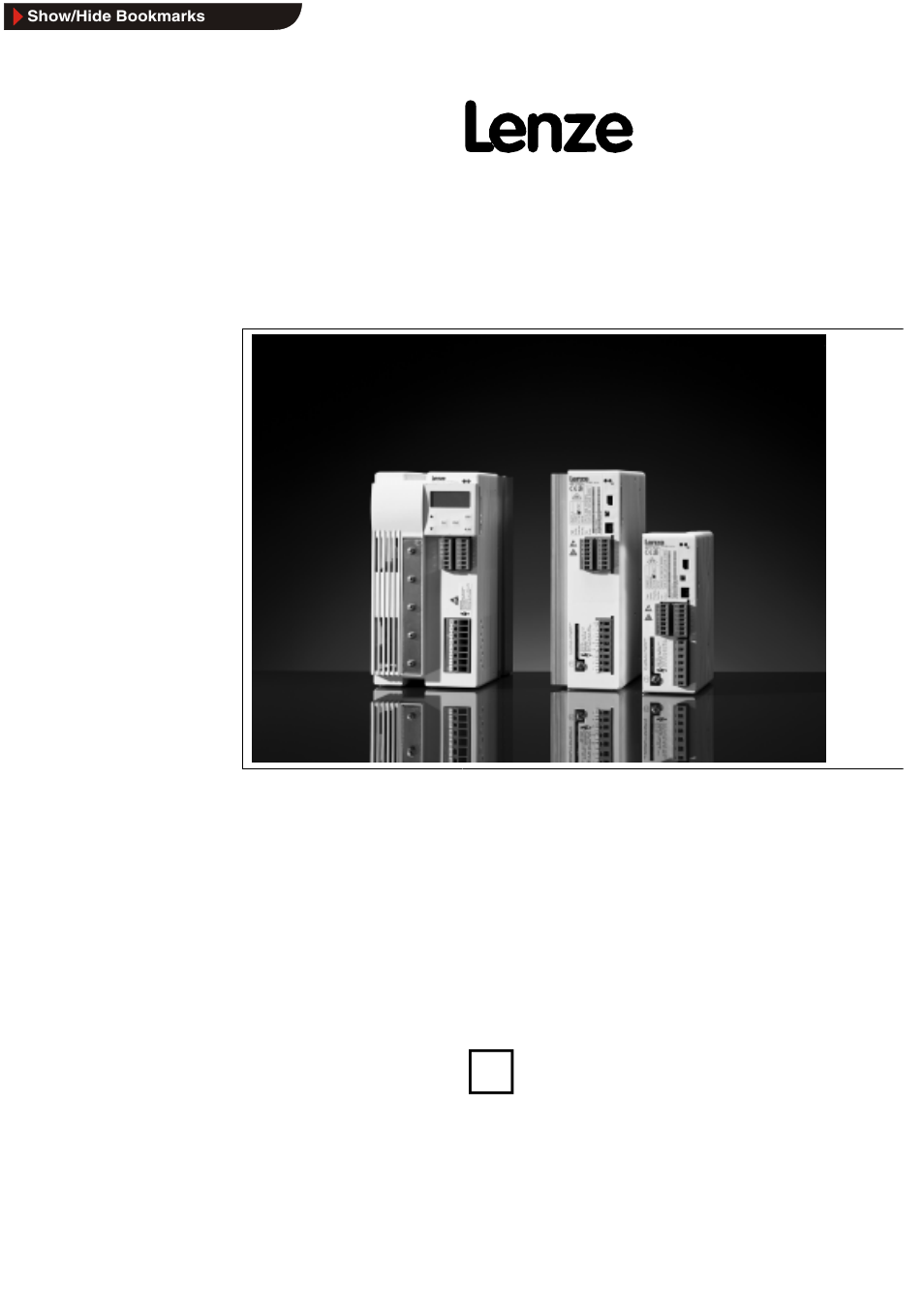 Lenze 8200 Frequency inverters User Manual | 311 pages