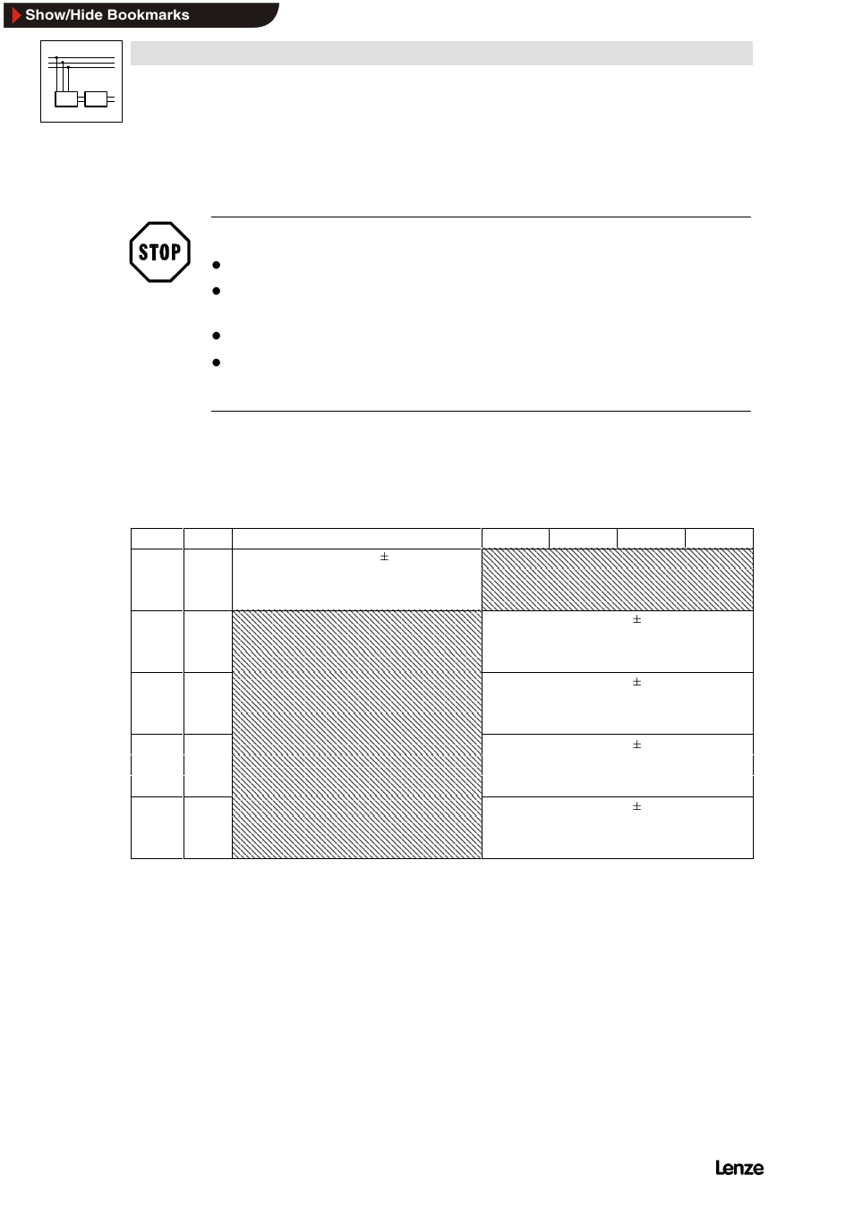 2 conditions for trouble-free network operation, 1 possible combinations, Conditions for trouble-free network operation | Possible combinations, Network of several drives, Stop | Lenze 8200 Frequency inverters User Manual | Page 245 / 311
