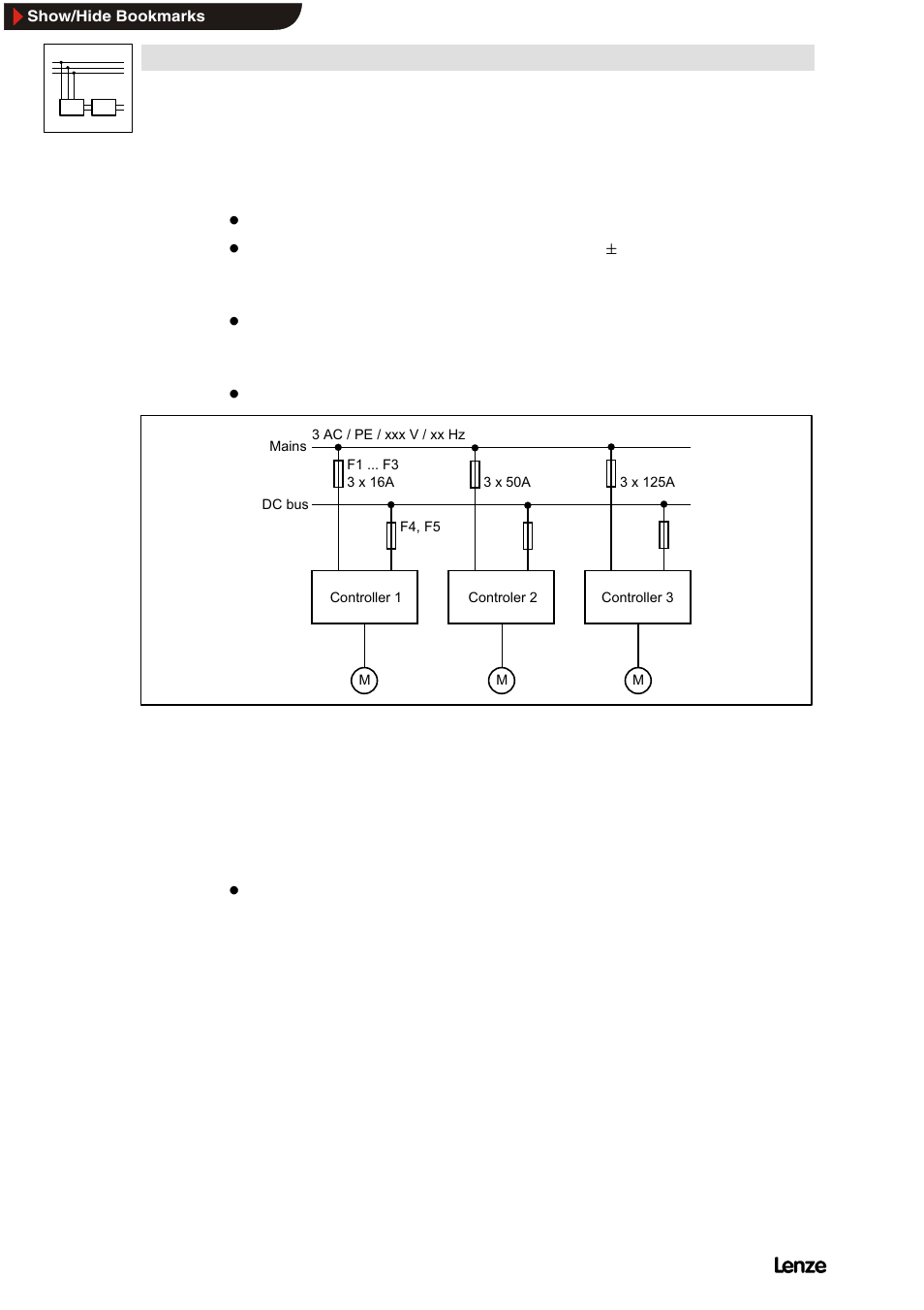 3 dc-bus connection, Dc-bus connection, Network of several drives | Lenze 8200 Frequency inverters User Manual | Page 247 / 311