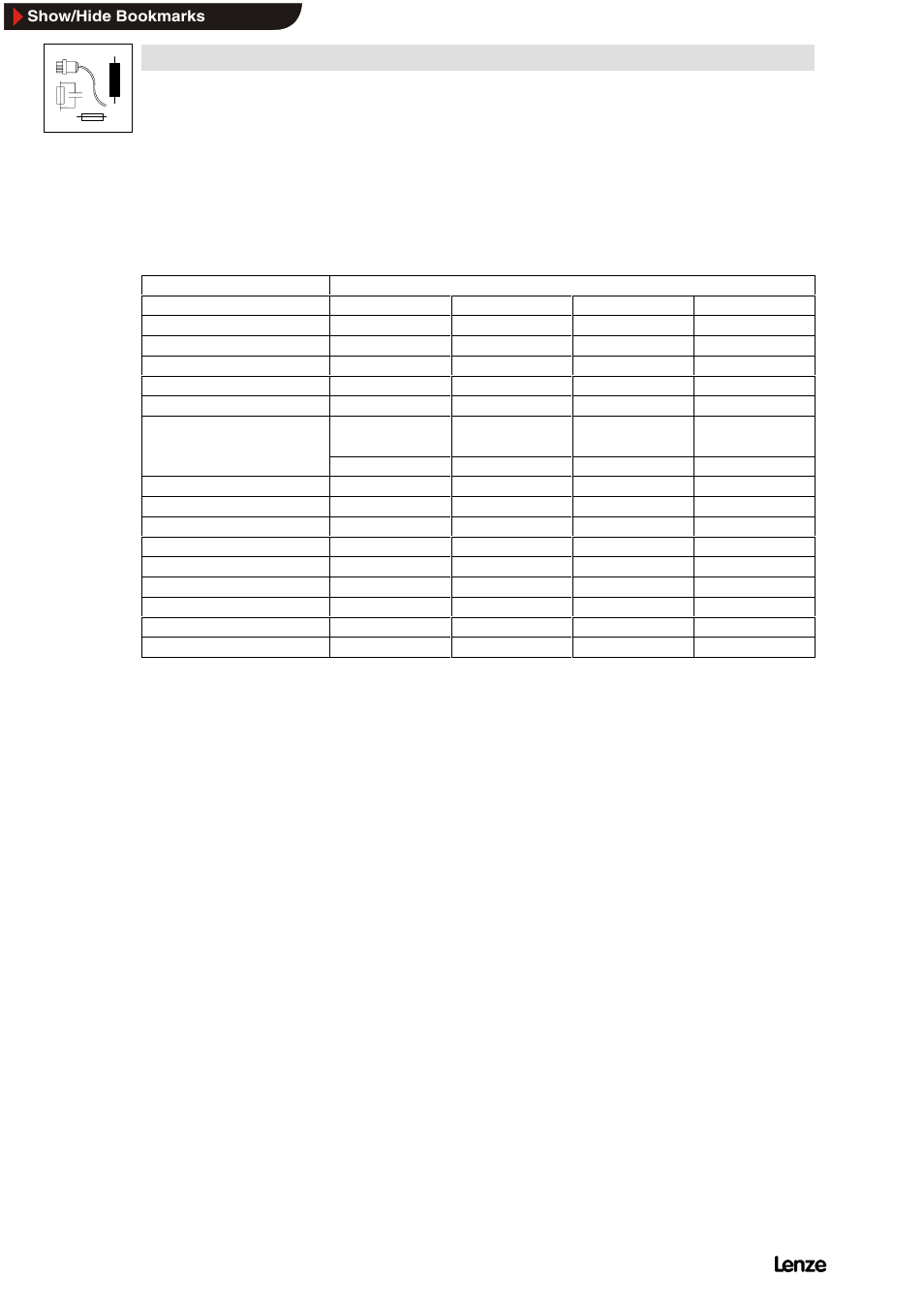 3 type-specific accessories, 1 types 820x, Type-specific accessories | Types 820x, Accessories | Lenze 8200 Frequency inverters User Manual | Page 271 / 311