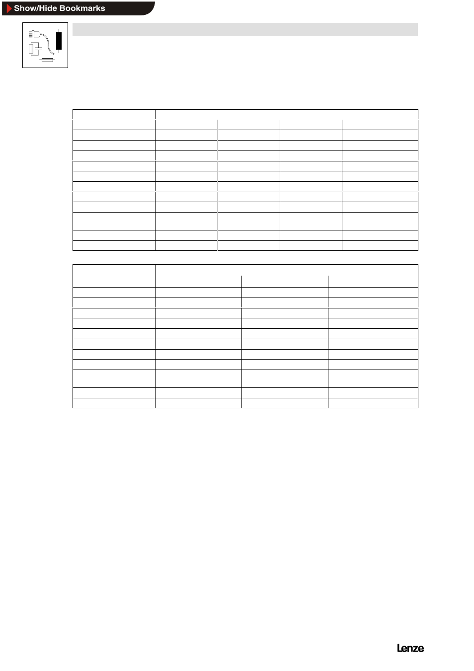 3 types 822x, Types 822x, Accessories | Lenze 8200 Frequency inverters User Manual | Page 273 / 311