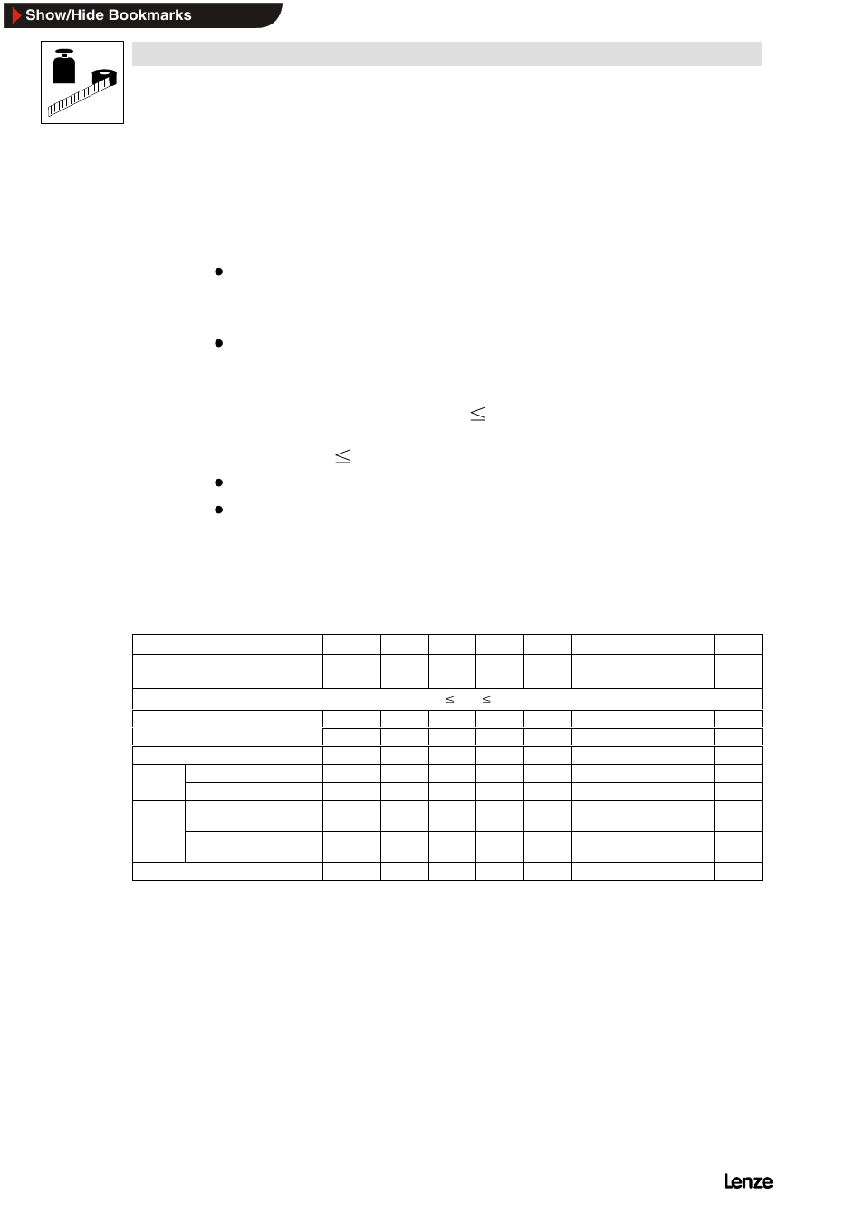 5 rated data (operation with 120 %overload), 1 operating conditions, 2 types 821x | Rated data (operation with 120 % overload), Operating conditions, Types 821x, Technical data, 5 rated data | Lenze 8200 Frequency inverters User Manual | Page 50 / 311