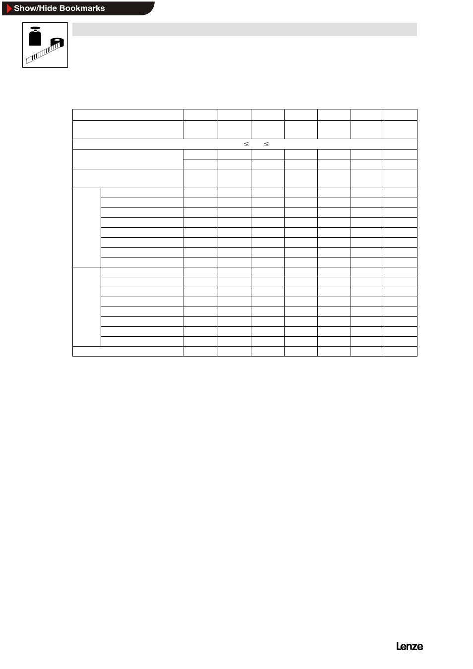 4 types 824x, Types 824x, Technical data | Lenze 8200 Frequency inverters User Manual | Page 52 / 311