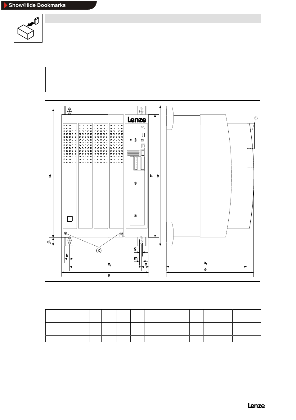 5 types 8221 to 8227, Types 8221 to 8227, Installation | Lenze 8200 Frequency inverters User Manual | Page 63 / 311