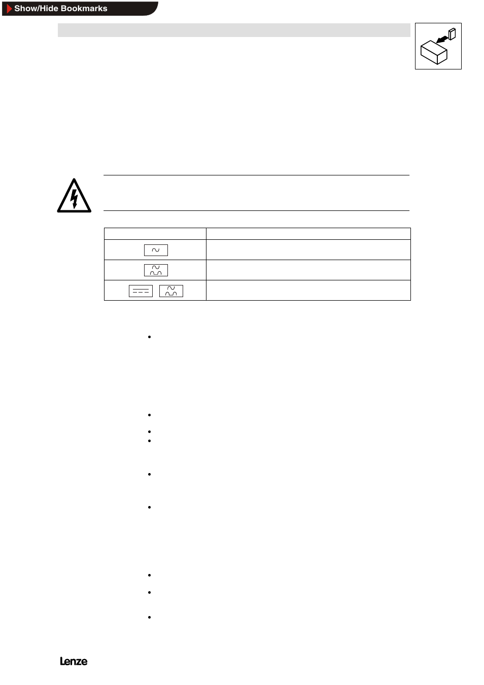 2 electrical installation, 1 operator's safety, Electrical installation | Operator’s safety, Installation, 1 operator’s safety danger | Lenze 8200 Frequency inverters User Manual | Page 82 / 311