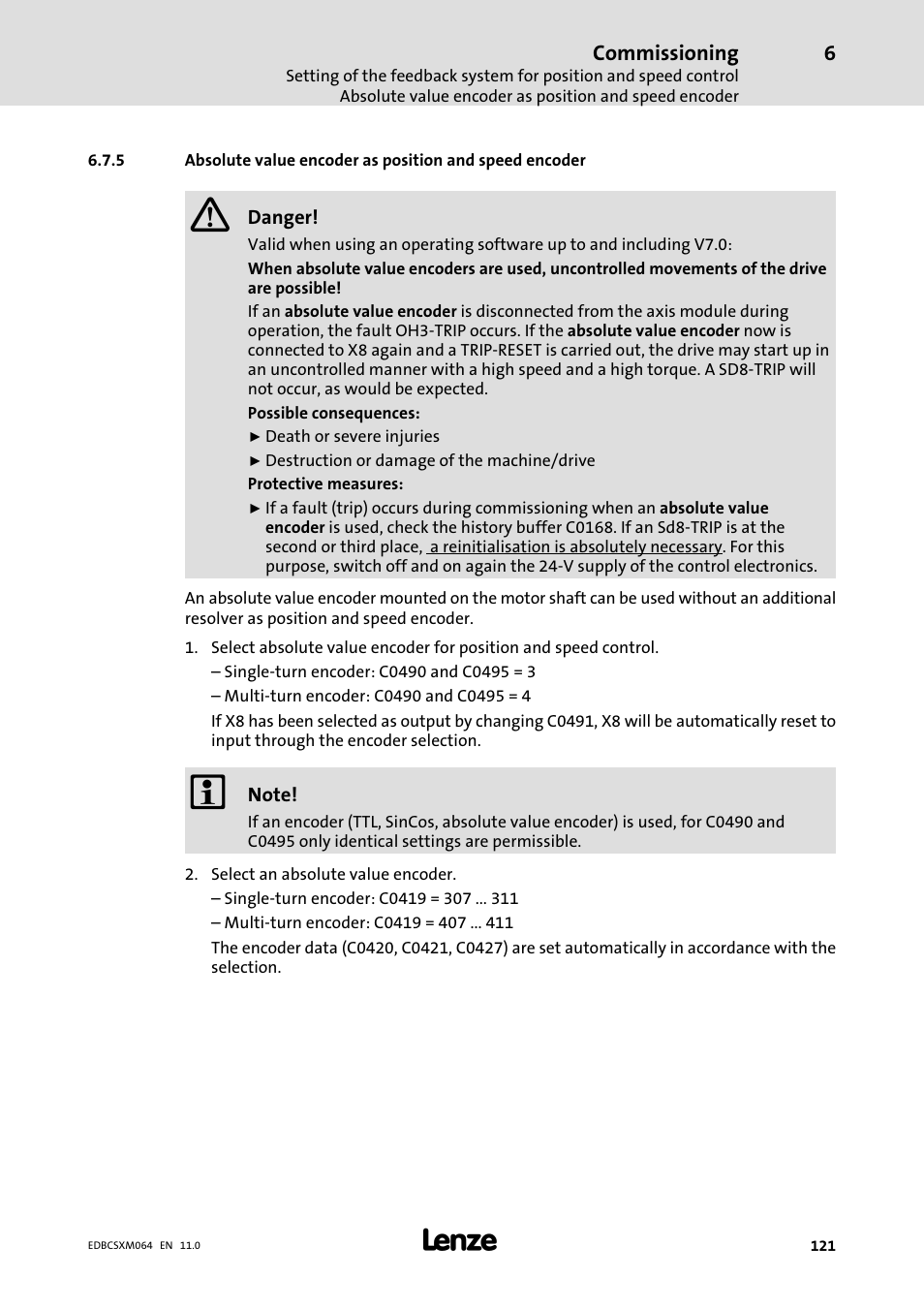 Lenze ECSCMxxx User Manual | Page 121 / 375