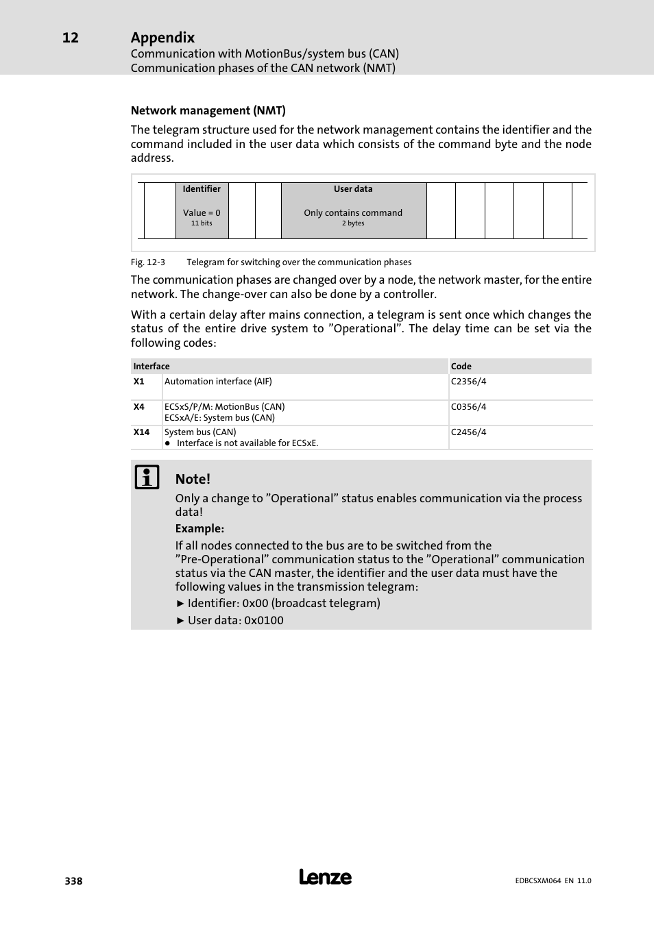 Appendix | Lenze ECSCMxxx User Manual | Page 338 / 375