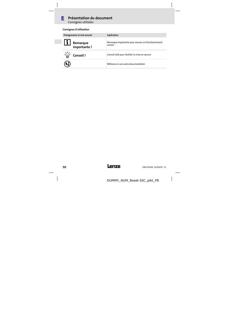 Lenze ECSZZxxxxxx User Manual | Page 50 / 68