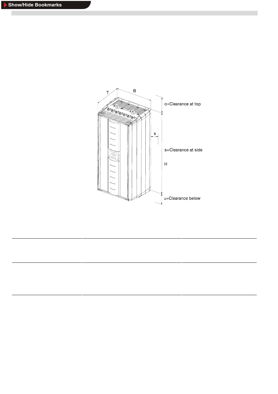 8 dimensions, installation drawing, weights, 1 8230 frequency inverter build-in units, Dimensions, installation drawing, weights | 8230 frequency inverter build-in units | Lenze EDB9300UES User Manual | Page 63 / 175