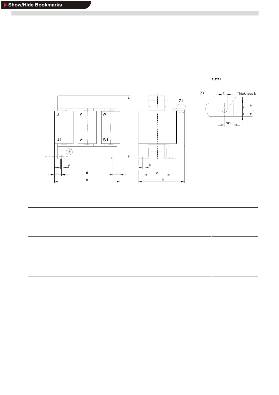 2 mains chokes for 8230 frequency inverter, Mains chokes for 8230 frequency inverter | Lenze EDB9300UES User Manual | Page 65 / 175