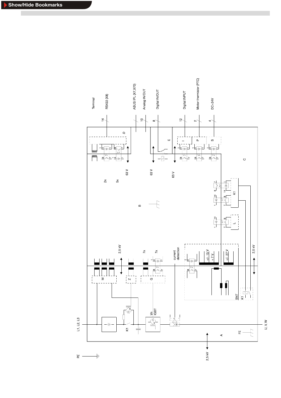 1 potential separation, Potential separation | Lenze EDB9300UES User Manual | Page 82 / 175