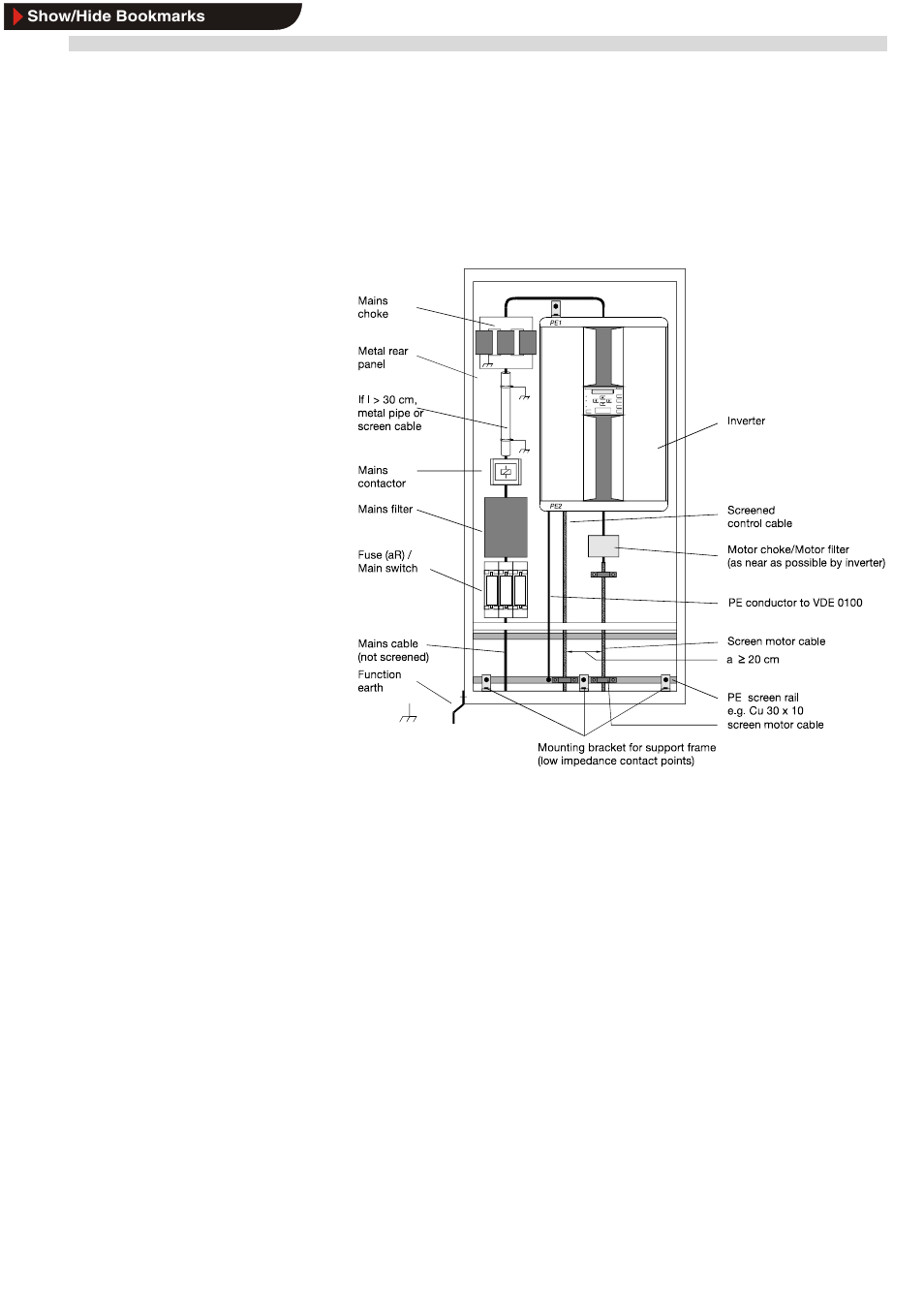 6 installation and connection instructions for emc, Installation and connection instructions for emc | Lenze EDB9300UES User Manual | Page 84 / 175